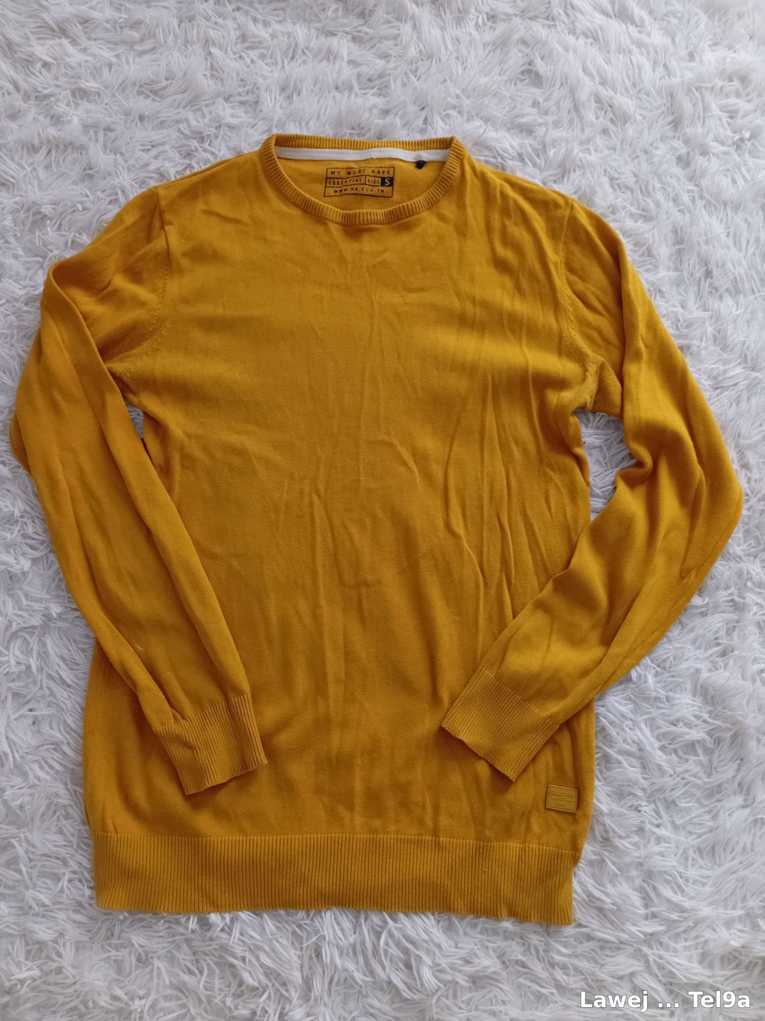 Pull jaune pour homme _HA , taille S