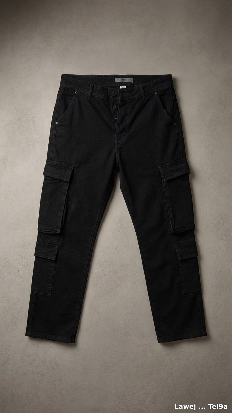 ​🔥 Jean Cargo HA Denim – Style Utility & Décontracté 🔥
